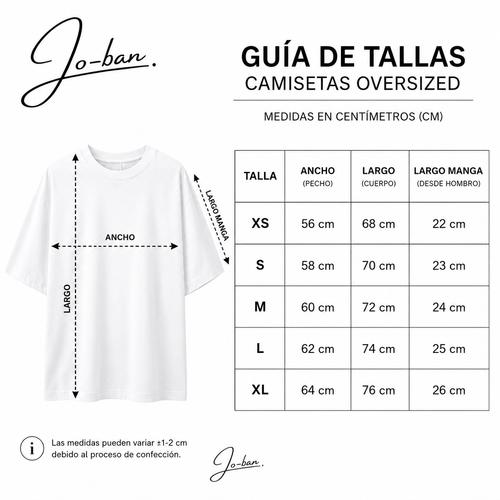 Camisa oversized de JOBAN en algodón 100% color hueso, con diseño amplio y cómodo, visible en la imagen.